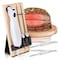 Nutrichef Electric Kitchen Knife With Wooden Storage Tray PKELKN16 - alternate 1